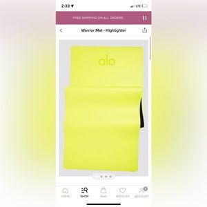 Alo yoga warrior mat